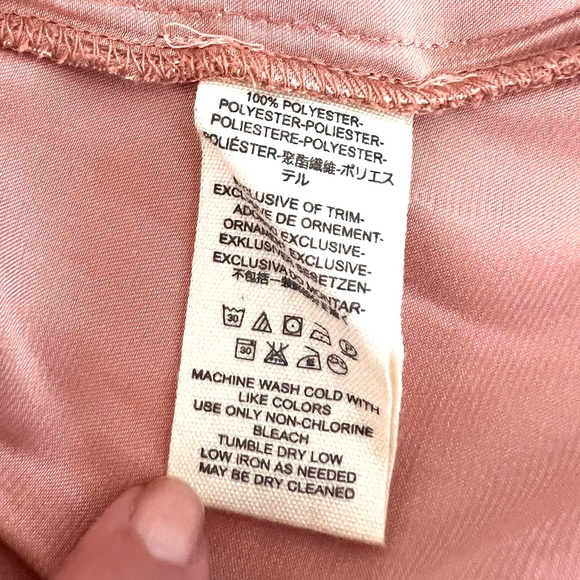 Free People We The Free Peach/Salmon Long Sleeve Button Downs Shirt Size… - Picture 14 of 14